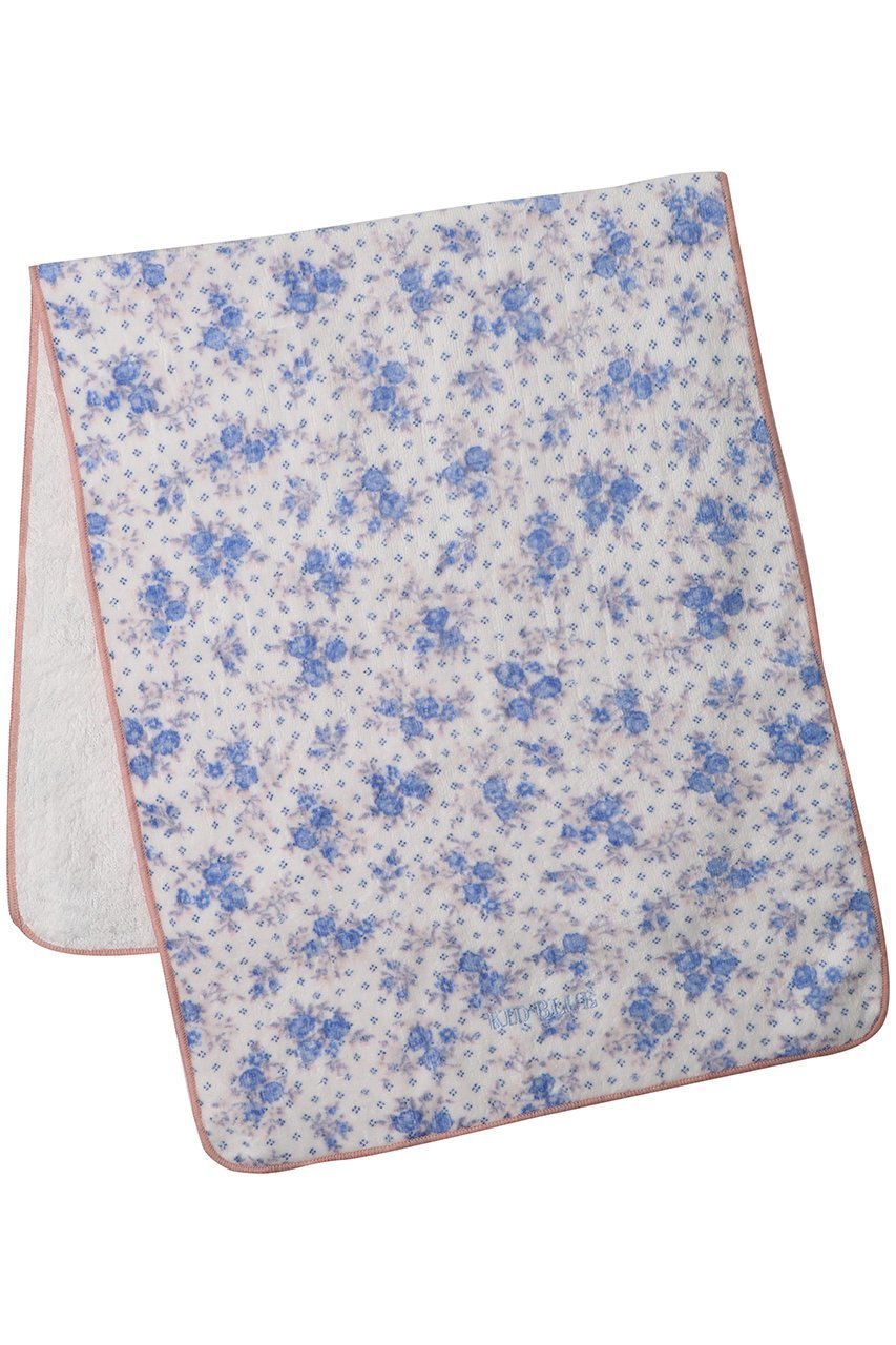 【キッドブルー/KID BLUE / GOODS】のタオルピンドットフラワーフェイスタオル インテリア・キッズ・メンズ・レディースファッション・服の通販 founy(ファニー) 　なめらか　Smooth, Silky Texture　タオル　Towel, Bath Towel　ドット　Polka Dot, Dot Pattern　フェイス　Face, Facial Design　フラワー　Flower, Floral　ベロア　Velour, Soft Velvet　モチーフ　Motif, Design Theme　ブルー|ID: prp329100004655159 ipo3291000000035414319