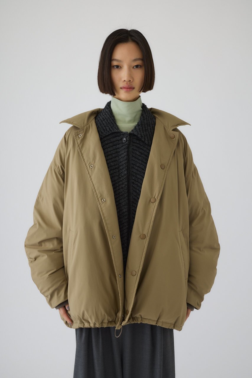 【リムアーク/RIM.ARK】のCoverall reversible down CT/コート 人気、トレンドファッション・服の通販 founy(ファニー) 　ファッション　Fashion　レディースファッション　Fashion for Women　アウター　Coat / Outerwear Collection　コート・ロングコート・ピーコート　Long Coats, Peacoats & More　タフタ　Taffeta, Structured Fabric　ダウン　Down, Puffer　リバーシブル　Reversible, Two-Sided　エレガント 上品　Elegant　冬　Winter / This Winter　軽量　Lightweight, Ultra Light　other-8|ID: prp329100004655164 ipo3291000000033664394