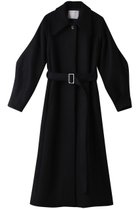 【リムアーク/RIM.ARK】のStand collar melton CT/コート 人気、トレンドファッション・服の通販 founy(ファニー) ファッション Fashion レディースファッション Fashion for Women アウター Coat / Outerwear Collection コート・ロングコート・ピーコート Long Coats, Peacoats & More スリット Slit, Slit Detail メルトン Melton, Heavy Wool ロング Long, Long-Length 今季 This Season, Current Season thumbnail ダークネイビー|ID: prp329100004655165 ipo3291000000033664397