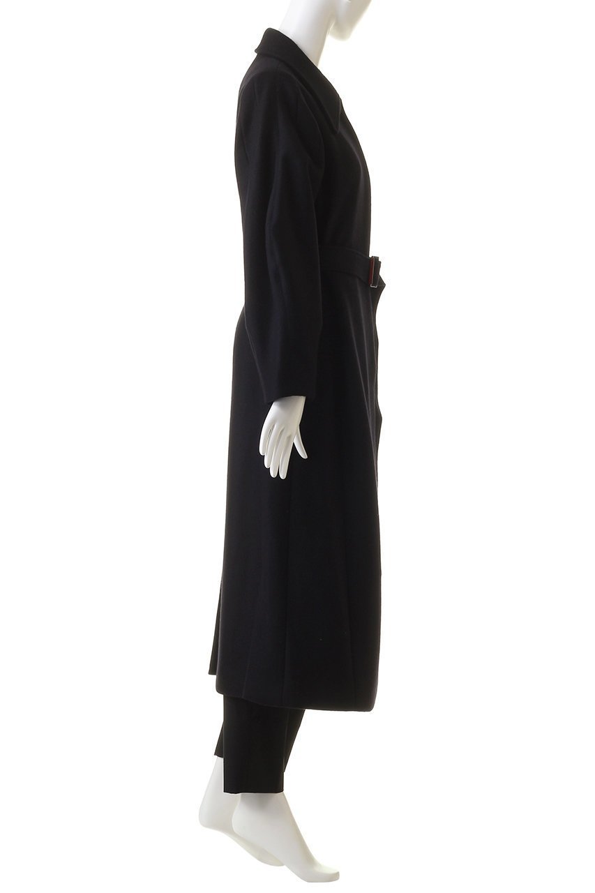 【リムアーク/RIM.ARK】のStand collar melton CT/コート 人気、トレンドファッション・服の通販 founy(ファニー) 　ファッション　Fashion　レディースファッション　Fashion for Women　アウター　Coat / Outerwear Collection　コート・ロングコート・ピーコート　Long Coats, Peacoats & More　スリット　Slit, Slit Detail　メルトン　Melton, Heavy Wool　ロング　Long, Long-Length　今季　This Season, Current Season　other-3|ID: prp329100004655165 ipo3291000000033664402
