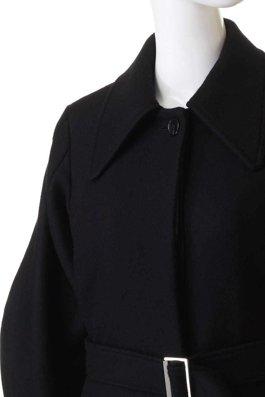 【リムアーク/RIM.ARK】のStand collar melton CT/コート 人気、トレンドファッション・服の通販 founy(ファニー) 　ファッション　Fashion　レディースファッション　Fashion for Women　アウター　Coat / Outerwear Collection　コート・ロングコート・ピーコート　Long Coats, Peacoats & More　スリット　Slit, Slit Detail　メルトン　Melton, Heavy Wool　ロング　Long, Long-Length　今季　This Season, Current Season　other-5|ID: prp329100004655165 ipo3291000000033664405