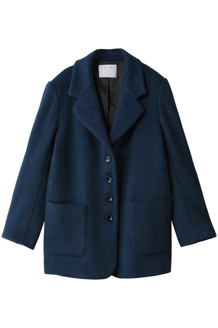 【リムアーク/RIM.ARK】のMix color shaggy JK/ジャケット インテリア・キッズ・メンズ・レディースファッション・服の通販 founy(ファニー) 　ファッション　Fashion　レディースファッション　Fashion for Women　アウター　Coat / Outerwear Collection　レディースジャケット・軽アウター　Jackets　ジャケット　Jacket, Outerwear　マニッシュ　Mannish, Boyish　ミックス　Mix, Mixed Style　冬　Winter / This Winter　ブルー|ID: prp329100004655166 ipo3291000000033664413