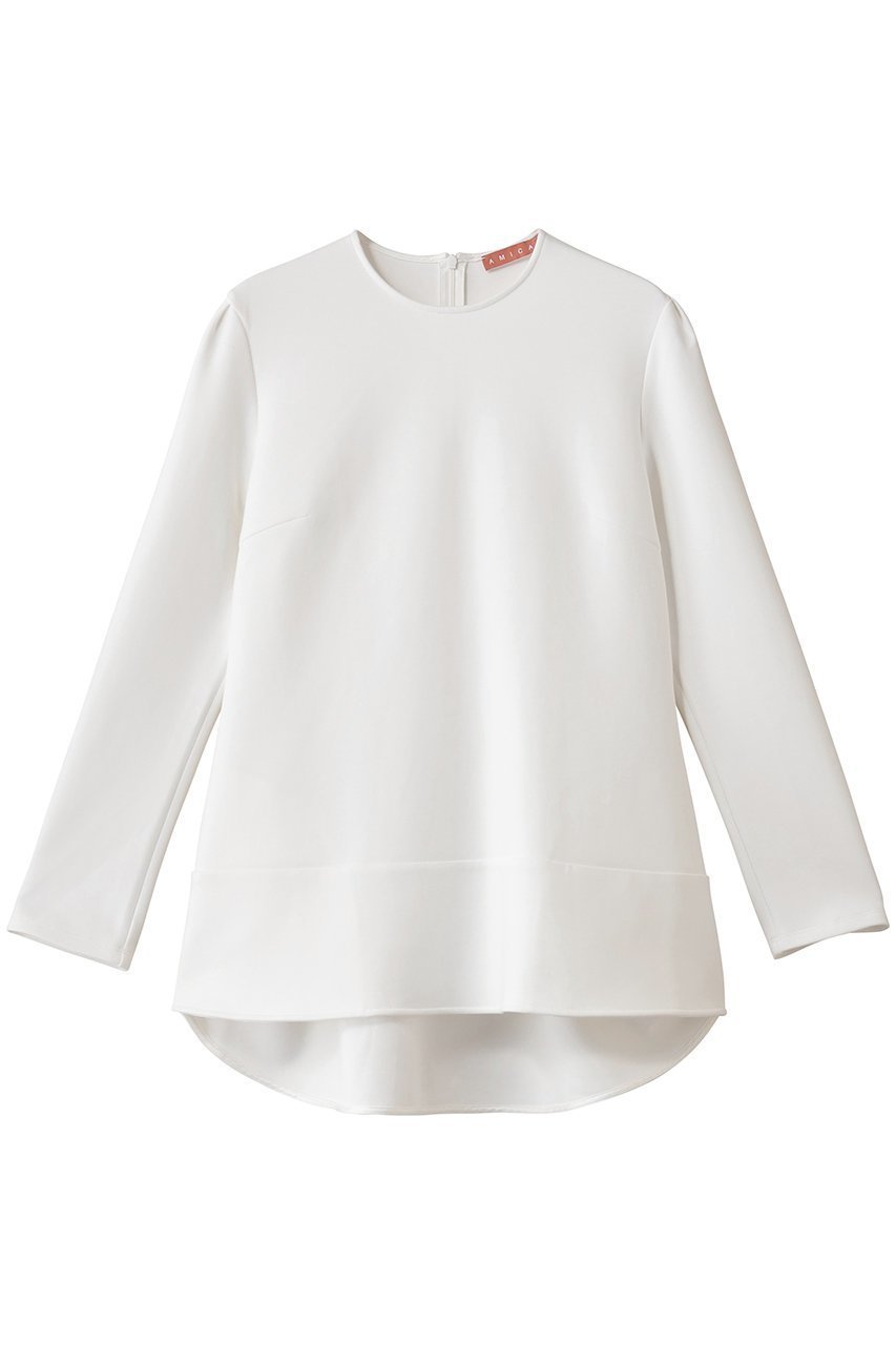 【アミカ/AMICA】のレディートップ 人気、トレンドファッション・服の通販 founy(ファニー) 　ファッション　Fashion　レディースファッション　Fashion for Women　トップス・カットソー　Cut & Sew Tops　シャツ・ブラウス・オフィスカジュアル　Elegant Blouses & Button-Ups　ロングTシャツ・Tシャツ　Longline T-Shirts & Tees　カットソー・ベーシックTシャツ　Cut-and-Sewn Tops / Stretch Tees & Basics　インナー　Innerwear　シェイプ　Shape, Slim Fit　スリーブ　Sleeve, Long Sleeve / Short Sleeve　パターン　Pattern, Design Print　ロング　Long, Long-Length　切替　Switching, Contrast Panel　定番　Standard, Basic Item　新作・新入荷　New Arrivals / New In　長袖　Long Sleeve, Full Sleeve　 other-1|ID: prp329100004656664 ipo3291000000033683212