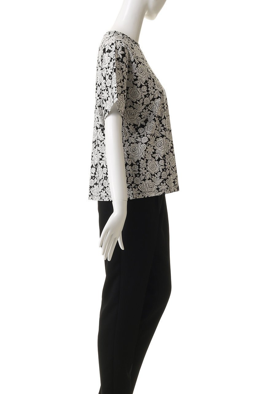 【アミカ/AMICA】のヴィンテージレースTシャツ 人気、トレンドファッション・服の通販 founy(ファニー) 　ファッション　Fashion　レディースファッション　Fashion for Women　アウター　Coat / Outerwear Collection　トップス・カットソー　Cut & Sew Tops　シャツ・ブラウス・オフィスカジュアル　Elegant Blouses & Button-Ups　ロングTシャツ・Tシャツ　Longline T-Shirts & Tees　ベスト&ジレ / 重ね着スタイル　Vests & Gilets　カットソー・ベーシックTシャツ　Cut-and-Sewn Tops / Stretch Tees & Basics　エレガント 上品　Elegant　コレクション　Collection, Seasonal Line　ショート　Short, Short Length　スリーブ　Sleeve, Long Sleeve / Short Sleeve　プリント　Print, Printed Pattern　モノトーン　Monotone, Black and White　レース　Lace, Lace Fabric　定番　Standard, Basic Item　新作・新入荷　New Arrivals / New In　other-3|ID: prp329100004656668 ipo3291000000033683236