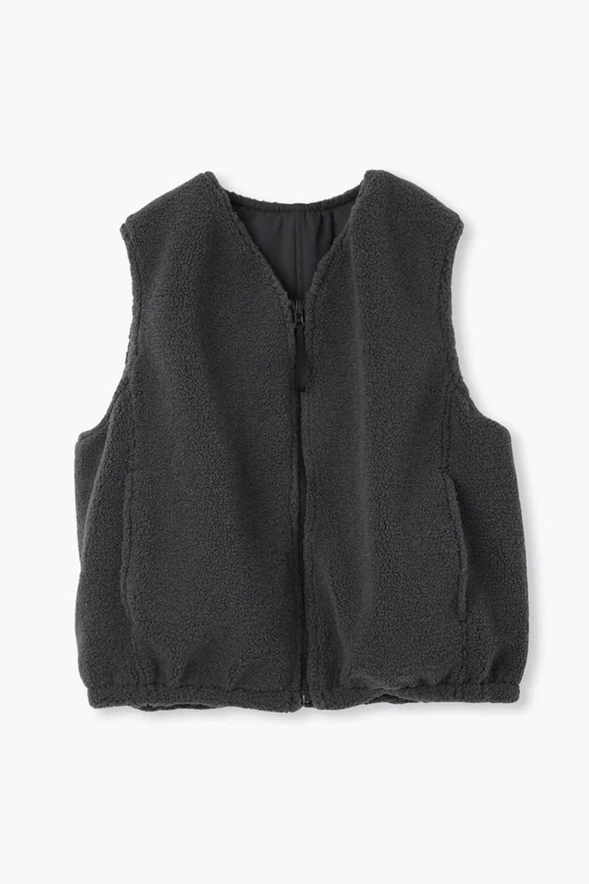 【レリル/lelill】の2WAY ベスト インテリア・キッズ・メンズ・レディースファッション・服の通販 founy(ファニー) 　ファッション　Fashion　レディースファッション　Fashion for Women　アウター　Coat / Outerwear Collection　レディースジャケット・軽アウター　Jackets　ジャケット　Jacket, Outerwear　ストレッチ　Stretch, Stretchy Fabric　タフタ　Taffeta, Structured Fabric　ベスト　Vest, Waistcoat　新作・新入荷　New Arrivals / New In　チャコールグレー|ID: prp329100004656672 ipo3291000000033683253