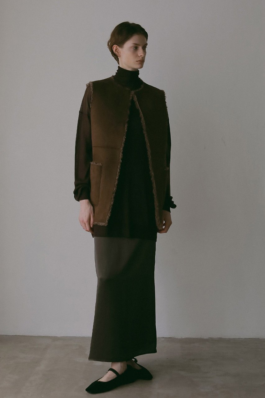 【ハー/HER.】の【9/4 12:00販売開始】アセテートサテンナロースカート 人気、トレンドファッション・服の通販 founy(ファニー) 　ファッション　Fashion　レディースファッション　Fashion for Women　スカート　Skirts　ロングスカート　Long Skirts / Maxi & Midi Skirts　サテン　Satin, Glossy Fabric　ストレート　Straight, Straight Cut　フォルム　Silhouette, Form　マキシ　Maxi, Full Length　ロング　Long, Long-Length　other-7|ID: prp329100004657331 ipo3291000000033690300