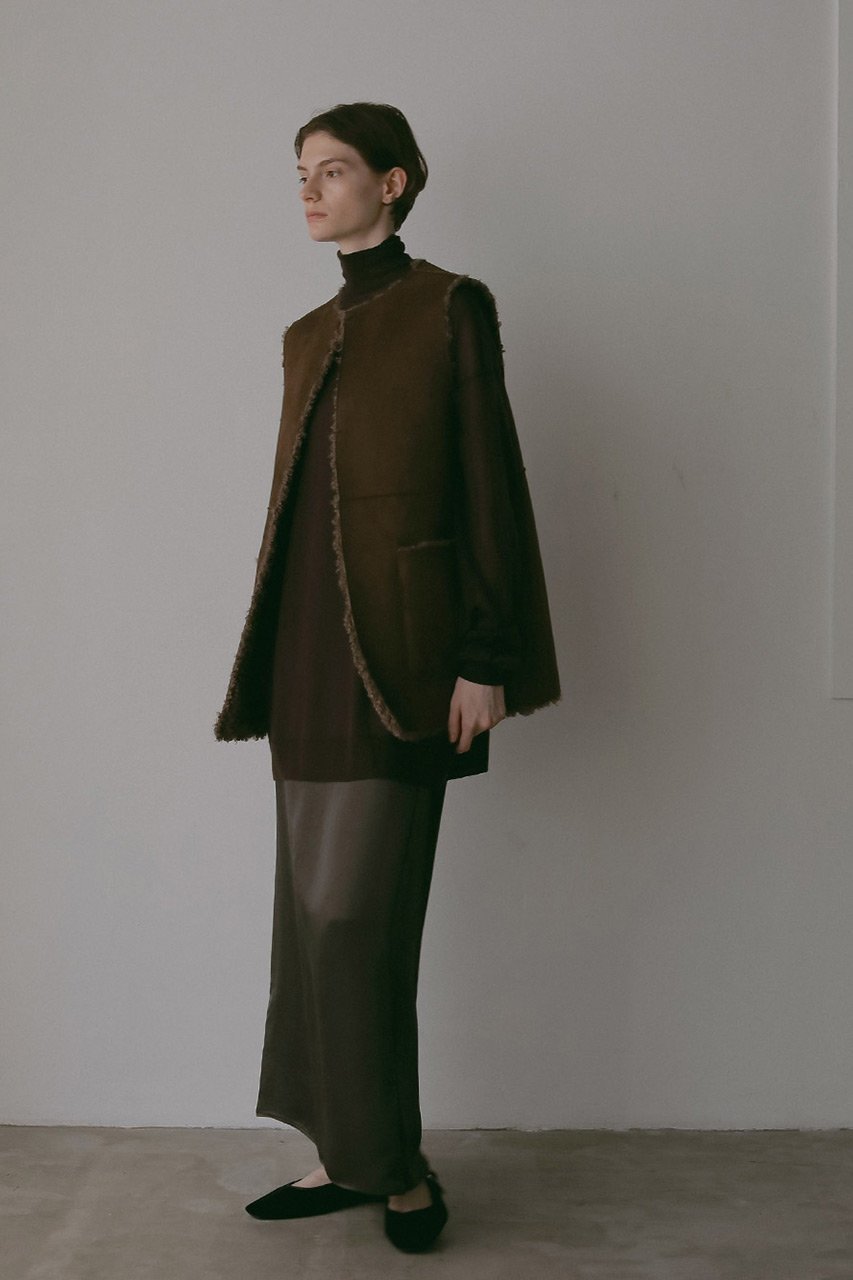 【ハー/HER.】の【9/4 12:00販売開始】アセテートサテンナロースカート 人気、トレンドファッション・服の通販 founy(ファニー) 　ファッション　Fashion　レディースファッション　Fashion for Women　スカート　Skirts　ロングスカート　Long Skirts / Maxi & Midi Skirts　サテン　Satin, Glossy Fabric　ストレート　Straight, Straight Cut　フォルム　Silhouette, Form　マキシ　Maxi, Full Length　ロング　Long, Long-Length　other-8|ID: prp329100004657331 ipo3291000000033690301