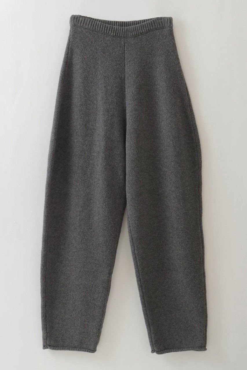 【ハー/HER.】のコットンブレンドニットパンツ インテリア・キッズ・メンズ・レディースファッション・服の通販 founy(ファニー) ファッション Fashion レディースファッション Fashion for Women パンツ Pants & Trousers セットアップ Set-Up, Coordinated Outfit フォルム Silhouette, Form ポケット Pocket, Pocket Detail リラックス Relax, Relaxed Fit チャコールグレー|ID: prp329100004657332 ipo3291000000033704626