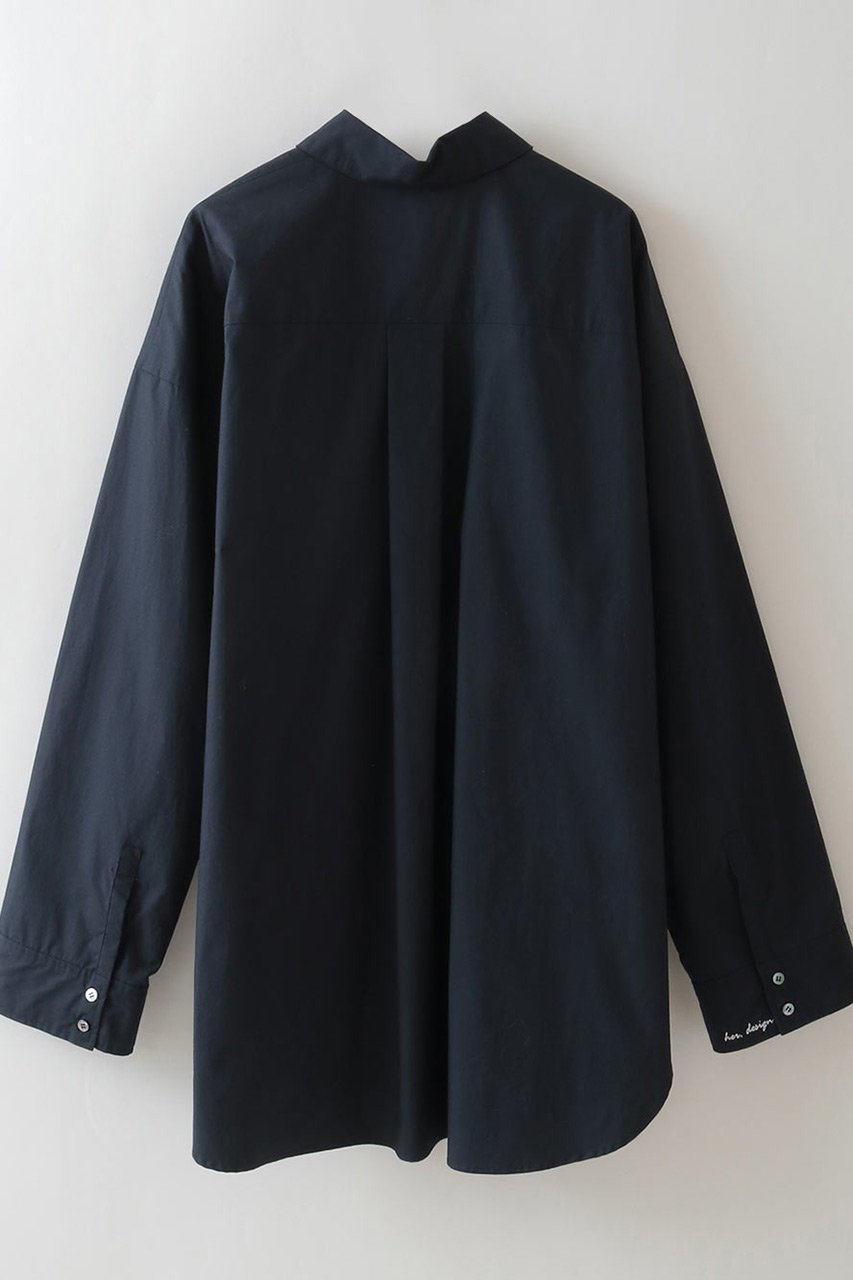 【ハー/HER.】の【9/4 12:00販売開始】HER.designオーバーシャツ 人気、トレンドファッション・服の通販 founy(ファニー) 　ファッション　Fashion　レディースファッション　Fashion for Women　トップス・カットソー　Cut & Sew Tops　シャツ・ブラウス・オフィスカジュアル　Elegant Blouses & Button-Ups　カフス　Cuff Design　スリーブ　Sleeve, Long Sleeve / Short Sleeve　ベーシック　Basic, Essential　ロング　Long, Long-Length　ワッシャー　Washer, Crinkled Finish　other-7|ID: prp329100004657334 ipo3291000000033690328
