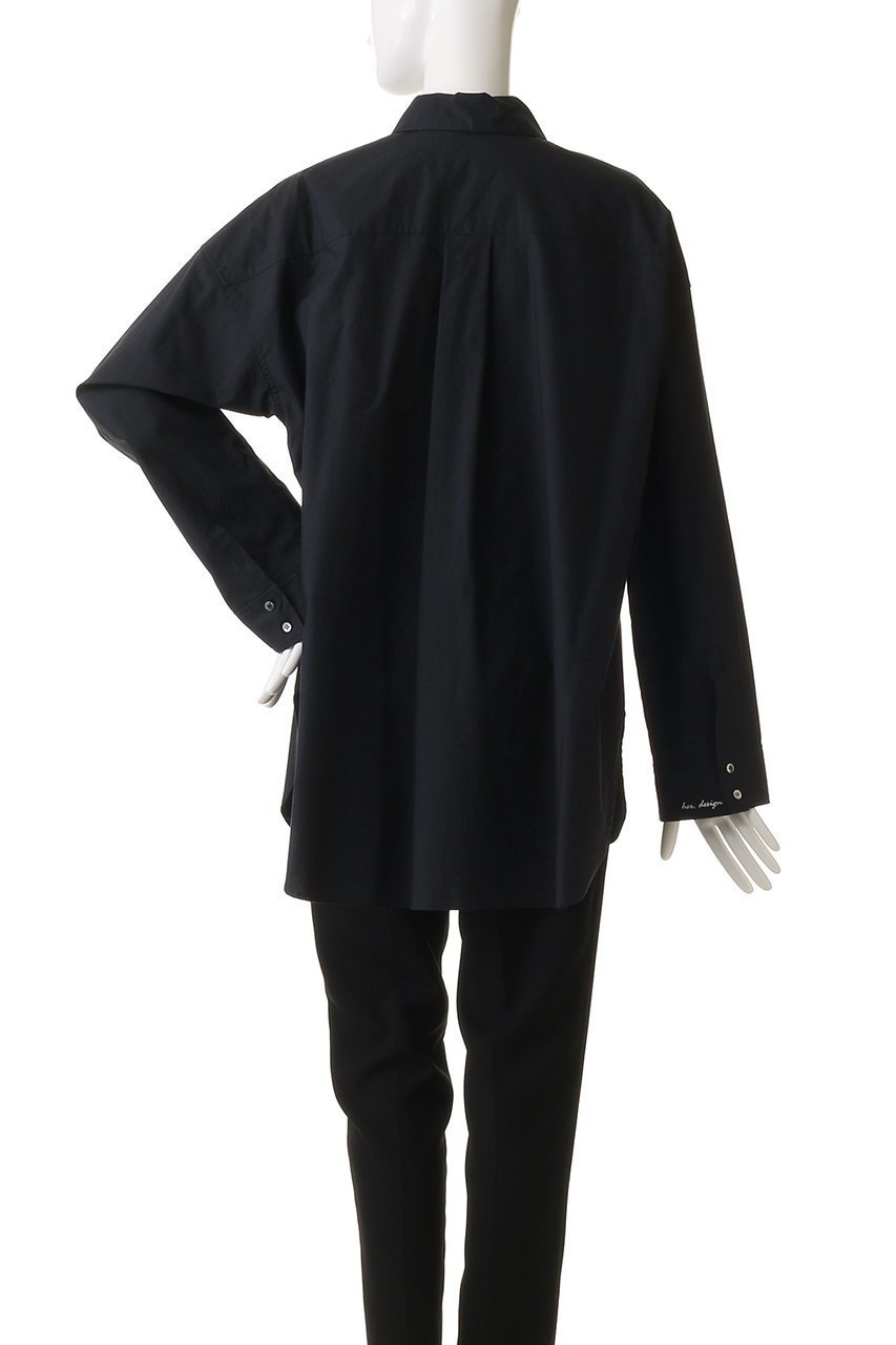 【ハー/HER.】のHER.designオーバーシャツ 人気、トレンドファッション・服の通販 founy(ファニー) 　ファッション　Fashion　レディースファッション　Fashion for Women　トップス・カットソー　Cut & Sew Tops　シャツ・ブラウス・オフィスカジュアル　Elegant Blouses & Button-Ups　カフス　Cuff Design　スリーブ　Sleeve, Long Sleeve / Short Sleeve　ベーシック　Basic, Essential　ロング　Long, Long-Length　ワッシャー　Washer, Crinkled Finish　other-4|ID: prp329100004657334 ipo3291000000035829283