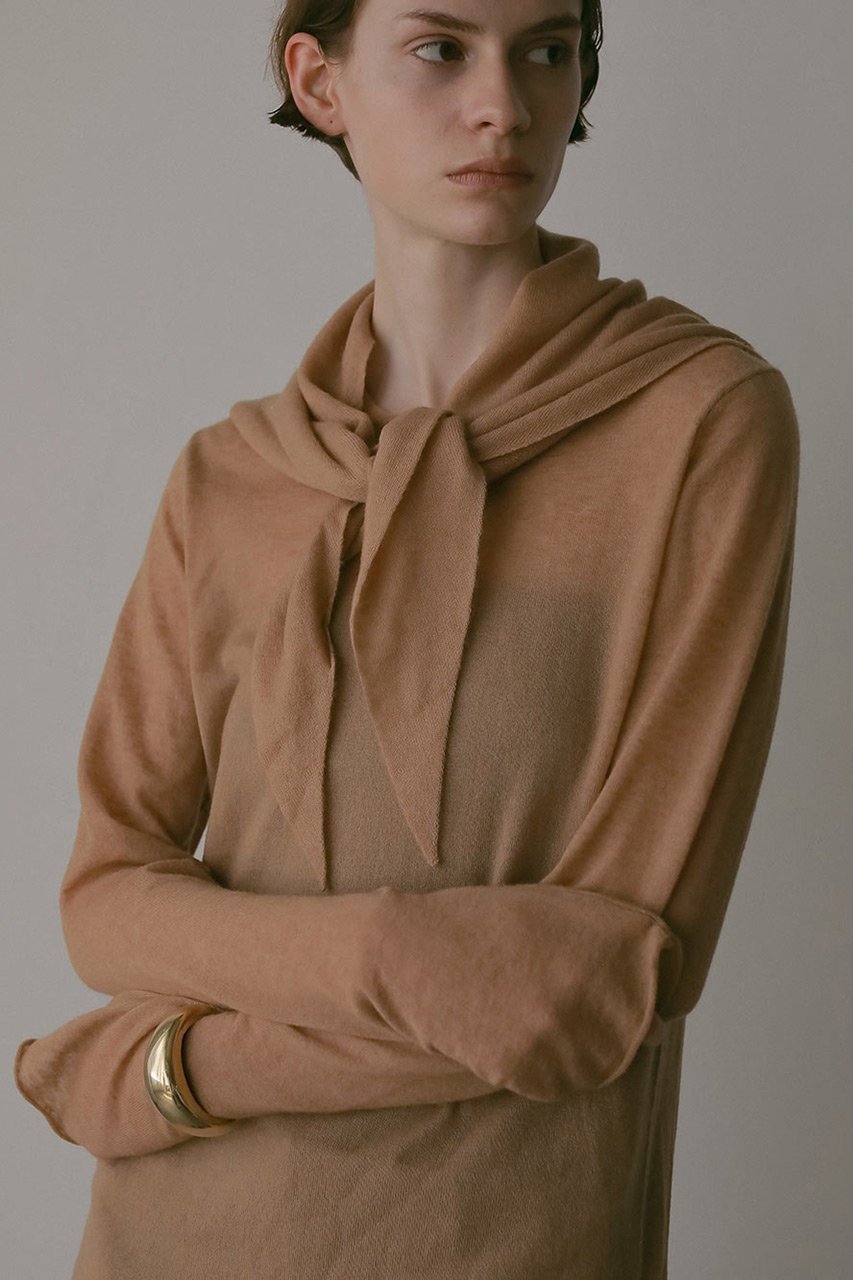 【ハー/HER.】のカシミヤブレンドハイゲージプルオーバー 人気、トレンドファッション・服の通販 founy(ファニー) 　ファッション　Fashion　レディースファッション　Fashion for Women　トップス・カットソー　Cut & Sew Tops　ニット　Knit Tops & Sweaters　カジュアルプルオーバー・ニットトップス　Pullovers & Knit Tops / Casual Pullovers　シアー　Sheer, See-Through　other-8|ID: prp329100004657335 ipo3291000000035474896