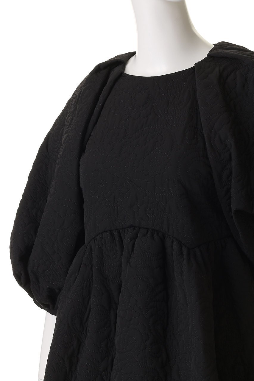 【ハー/HER.】のキルティングブラウス 人気、トレンドファッション・服の通販 founy(ファニー) 　ファッション　Fashion　レディースファッション　Fashion for Women　トップス・カットソー　Cut & Sew Tops　シャツ・ブラウス・オフィスカジュアル　Elegant Blouses & Button-Ups　おすすめ　Recommended / Our Picks　キルティング　Quilted, Quilting　スリーブ　Sleeve, Long Sleeve / Short Sleeve　チュニック　Tunic, Long Top　フォルム　Silhouette, Form　ペプラム　Peplum, Flared Hem　ボトム　Bottoms, Lower Wear　ロング　Long, Long-Length　切替　Switching, Contrast Panel　other-5|ID: prp329100004657337 ipo3291000000035378925