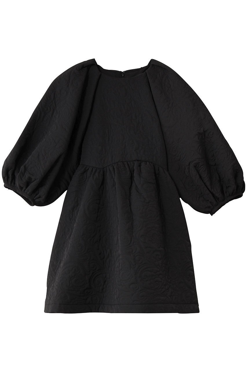 【ハー/HER.】のキルティングブラウス インテリア・キッズ・メンズ・レディースファッション・服の通販 founy(ファニー) ファッション Fashion レディースファッション Fashion for Women トップス・カットソー Cut & Sew Tops シャツ・ブラウス・オフィスカジュアル Elegant Blouses & Button-Ups おすすめ Recommended / Our Picks キルティング Quilted, Quilting スリーブ Sleeve, Long Sleeve / Short Sleeve チュニック Tunic, Long Top フォルム Silhouette, Form ペプラム Peplum, Flared Hem ボトム Bottoms, Lower Wear ロング Long, Long-Length 切替 Switching, Contrast Panel ブラック|ID: prp329100004657337 ipo3291000000035829293