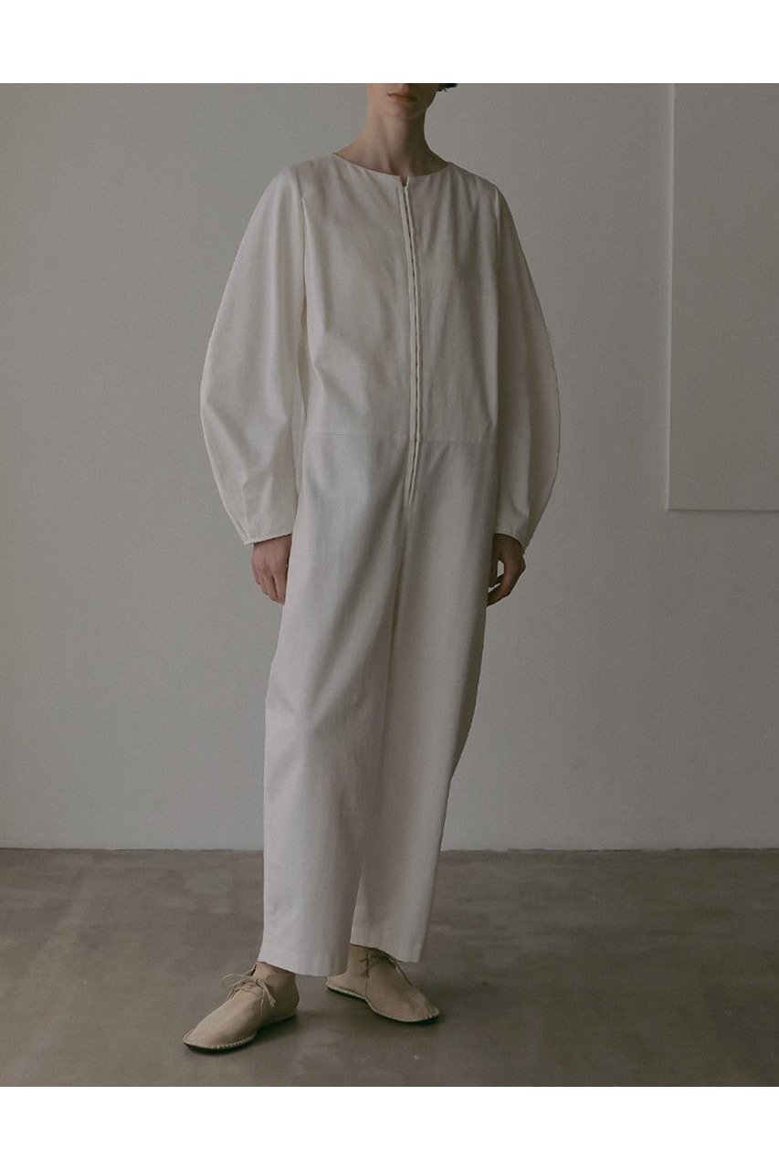 【ハー/HER.】の【9/4 12:00販売開始】ホックディテールオールインワン 人気、トレンドファッション・服の通販 founy(ファニー) 　ファッション　Fashion　レディースファッション　Fashion for Women　パンツ　Pants & Trousers　スリーブ　Sleeve, Long Sleeve / Short Sleeve　フォルム　Silhouette, Form　フロント　Front, Front Design　other-8|ID: prp329100004657338 ipo3291000000033704690
