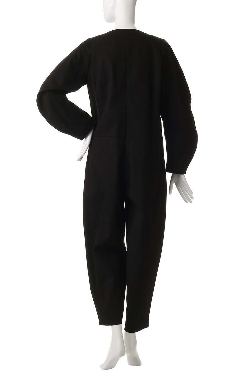 【ハー/HER.】のホックディテールオールインワン 人気、トレンドファッション・服の通販 founy(ファニー) 　ファッション　Fashion　レディースファッション　Fashion for Women　パンツ　Pants & Trousers　スリーブ　Sleeve, Long Sleeve / Short Sleeve　フォルム　Silhouette, Form　フロント　Front, Front Design　other-7|ID: prp329100004657338 ipo3291000000033788098