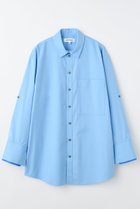 【エンフォルド/ENFOLD】のCUFFS COLOR SHIRT シャツ ライトブルー|ID: prp329100004657341 ipo3291000000033704712