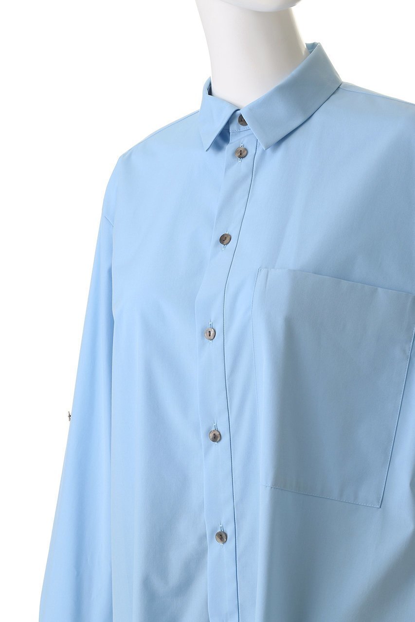 【エンフォルド/ENFOLD】のCUFFS COLOR SHIRT シャツ 人気、トレンドファッション・服の通販 founy(ファニー) ファッション Fashion レディースファッション Fashion for Women トップス・カットソー Cut & Sew Tops シャツ・ブラウス・オフィスカジュアル Elegant Blouses & Button-Ups おすすめ Recommended / Our Picks なめらか Smooth, Silky Texture カフス Cuff Design シンプル Simple, Minimal スリーブ Sleeve, Long Sleeve / Short Sleeve ダブル Double, Double-Breasted ベスト Vest, Waistcoat ベーシック Basic, Essential ロング Long, Long-Length other-5|ID: prp329100004657341 ipo3291000000033868658