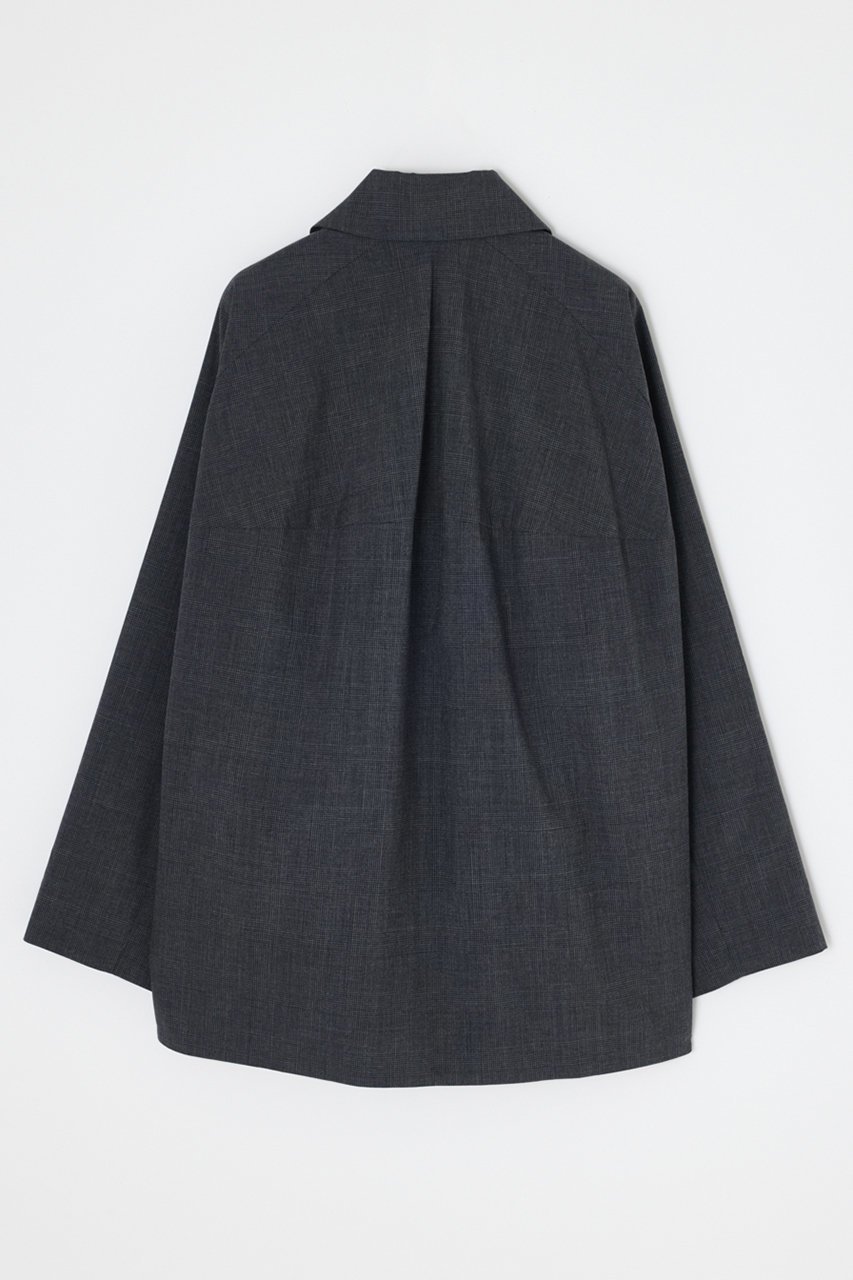 【エンフォルド/ENFOLD】の【9/3 12:00販売開始】SOUTIEN COLLAR BOX JACKET ジャケット 人気、トレンドファッション・服の通販 founy(ファニー) 　ファッション　Fashion　レディースファッション　Fashion for Women　アウター　Coat / Outerwear Collection　レディースジャケット・軽アウター　Jackets　ジャケット　Jacket, Outerwear　スリーブ　Sleeve, Long Sleeve / Short Sleeve　チェック　Check, Plaid, Tartan　バランス　Balance, Style Balance　ミックス　Mix, Mixed Style　ワイド　Wide, Wide Fit　エレガント 上品　Elegant　新作・新入荷　New Arrivals / New In　other-2|ID: prp329100004657344 ipo3291000000033690401