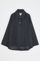 【エンフォルド/ENFOLD】のSOUTIEN COLLAR BOX JACKET ジャケット 人気、トレンドファッション・服の通販 founy(ファニー) ファッション Fashion レディースファッション Fashion for Women アウター Coat / Outerwear Collection レディースジャケット・軽アウター Jackets ジャケット Jacket, Outerwear スリーブ Sleeve, Long Sleeve / Short Sleeve チェック Check, Plaid, Tartan バランス Balance, Style Balance ミックス Mix, Mixed Style ワイド Wide, Wide Fit エレガント 上品 Elegant thumbnail ブラック|ID: prp329100004657344 ipo3291000000033704722