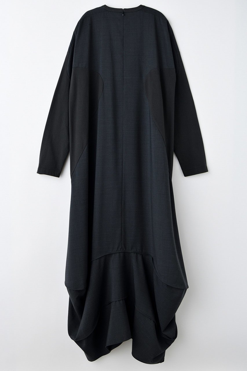 【エンフォルド/ENFOLD】のSILHOUETTE DOCKING DRESS ドレス 人気、トレンドファッション・服の通販 founy(ファニー) 　ファッション　Fashion　レディースファッション　Fashion for Women　ワンピース　Dresses　フォーマル・パーティードレス・結婚式用ドレス　Elegant & Casual Dresses　チュニック　Tunic Tops & Dresses　カットソー　Cut and Sewn Top　シェイプ　Shape, Slim Fit　ストレッチ　Stretch, Stretchy Fabric　チュニック　Tunic, Long Top　ドッキング　Docking, Mixed Material　ドレス　Dress, One-Piece　リメイク　Remake, Reconstructed　ロング　Long, Long-Length　再入荷　Restock / Back in Stock　other-2|ID: prp329100004657346 ipo3291000000033704729