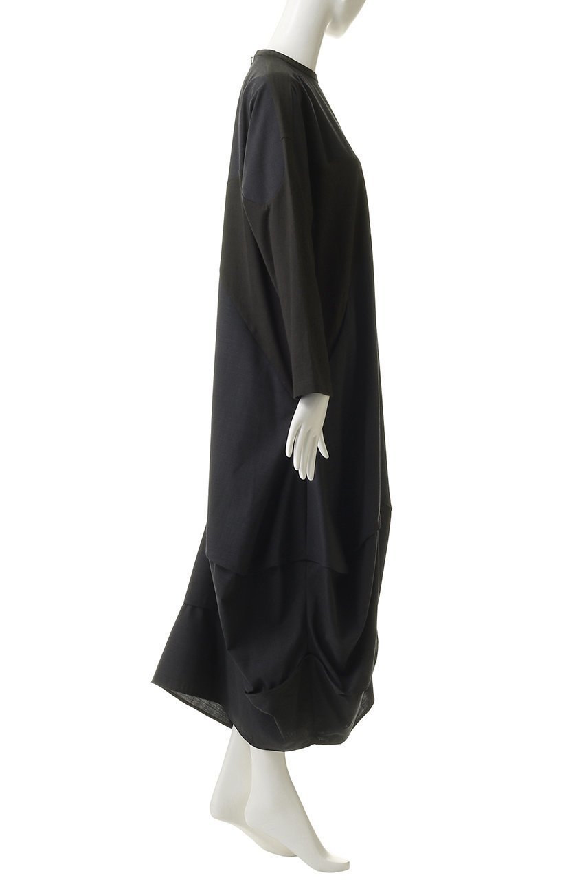 【エンフォルド/ENFOLD】のSILHOUETTE DOCKING DRESS ドレス 人気、トレンドファッション・服の通販 founy(ファニー) 　ファッション　Fashion　レディースファッション　Fashion for Women　ワンピース　Dresses　フォーマル・パーティードレス・結婚式用ドレス　Elegant & Casual Dresses　チュニック　Tunic Tops & Dresses　カットソー　Cut and Sewn Top　シェイプ　Shape, Slim Fit　ストレッチ　Stretch, Stretchy Fabric　チュニック　Tunic, Long Top　ドッキング　Docking, Mixed Material　ドレス　Dress, One-Piece　リメイク　Remake, Reconstructed　ロング　Long, Long-Length　再入荷　Restock / Back in Stock　other-3|ID: prp329100004657346 ipo3291000000033868668