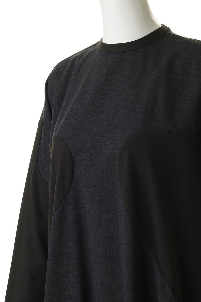 【エンフォルド/ENFOLD】のSILHOUETTE DOCKING DRESS ドレス 人気、トレンドファッション・服の通販 founy(ファニー) 　ファッション　Fashion　レディースファッション　Fashion for Women　ワンピース　Dresses　フォーマル・パーティードレス・結婚式用ドレス　Elegant & Casual Dresses　チュニック　Tunic Tops & Dresses　カットソー　Cut and Sewn Top　シェイプ　Shape, Slim Fit　ストレッチ　Stretch, Stretchy Fabric　チュニック　Tunic, Long Top　ドッキング　Docking, Mixed Material　ドレス　Dress, One-Piece　リメイク　Remake, Reconstructed　ロング　Long, Long-Length　再入荷　Restock / Back in Stock　other-5|ID: prp329100004657346 ipo3291000000033868670