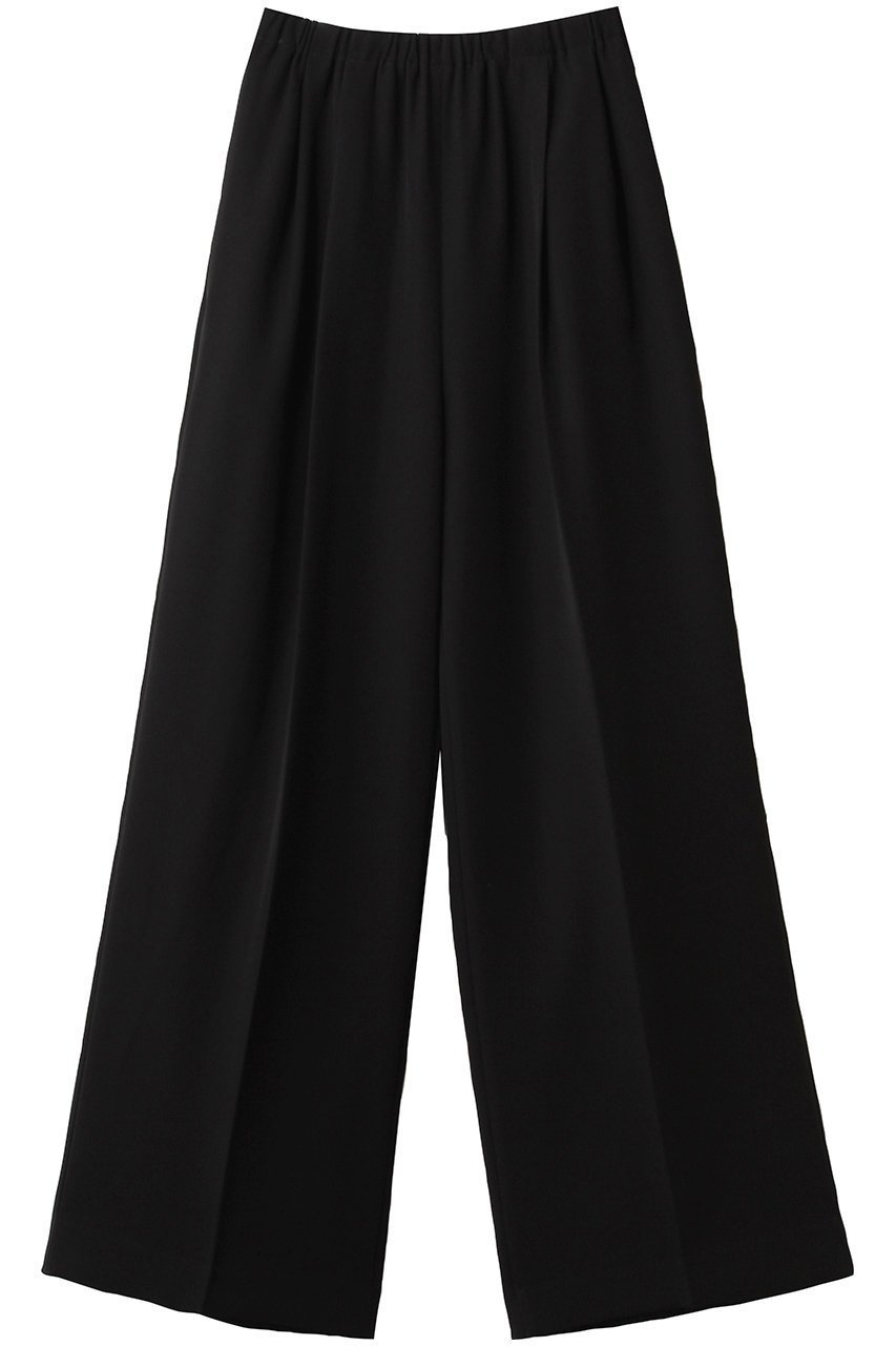 【エンフォルド/ENFOLD】のCENTER PRESS STRIGHT WIDE PANTS パンツ インテリア・キッズ・メンズ・レディースファッション・服の通販 founy(ファニー) ファッション Fashion レディースファッション Fashion for Women パンツ Pants & Trousers なめらか Smooth, Silky Texture ストレート Straight, Straight Cut センター Center, Center Line バランス Balance, Style Balance ワイド Wide, Wide Fit 定番 Standard, Basic Item ブラック|ID: prp329100004657347 ipo3291000000035968200