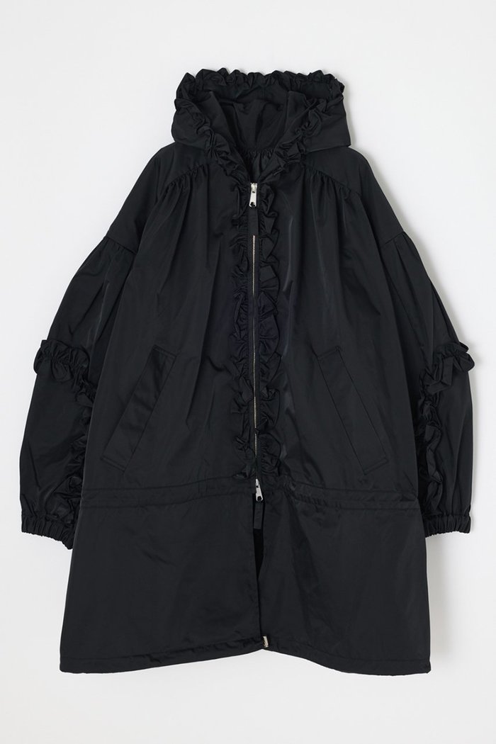 【エンフォルド/ENFOLD】のFRILL BLOUSON ブルゾン インテリア・キッズ・メンズ・レディースファッション・服の通販 founy(ファニー) https://founy.com/ ファッション Fashion レディースファッション Fashion for Women アウター Coat / Outerwear Collection レディースジャケット・軽アウター Jackets ブルゾンジャケット・スポーティアウター Blouson Jackets ショート Short, Short Length ジャケット Jacket, Outerwear ツイル Twist, Twisted Detail ドット Polka Dot, Dot Pattern バルーン Balloon, Balloon Silhouette フリル Frill, Ruffle ブルゾン Blouson, Bomber Jacket エレガント 上品 Elegant |ID: prp329100004657351 ipo3291000000033704743