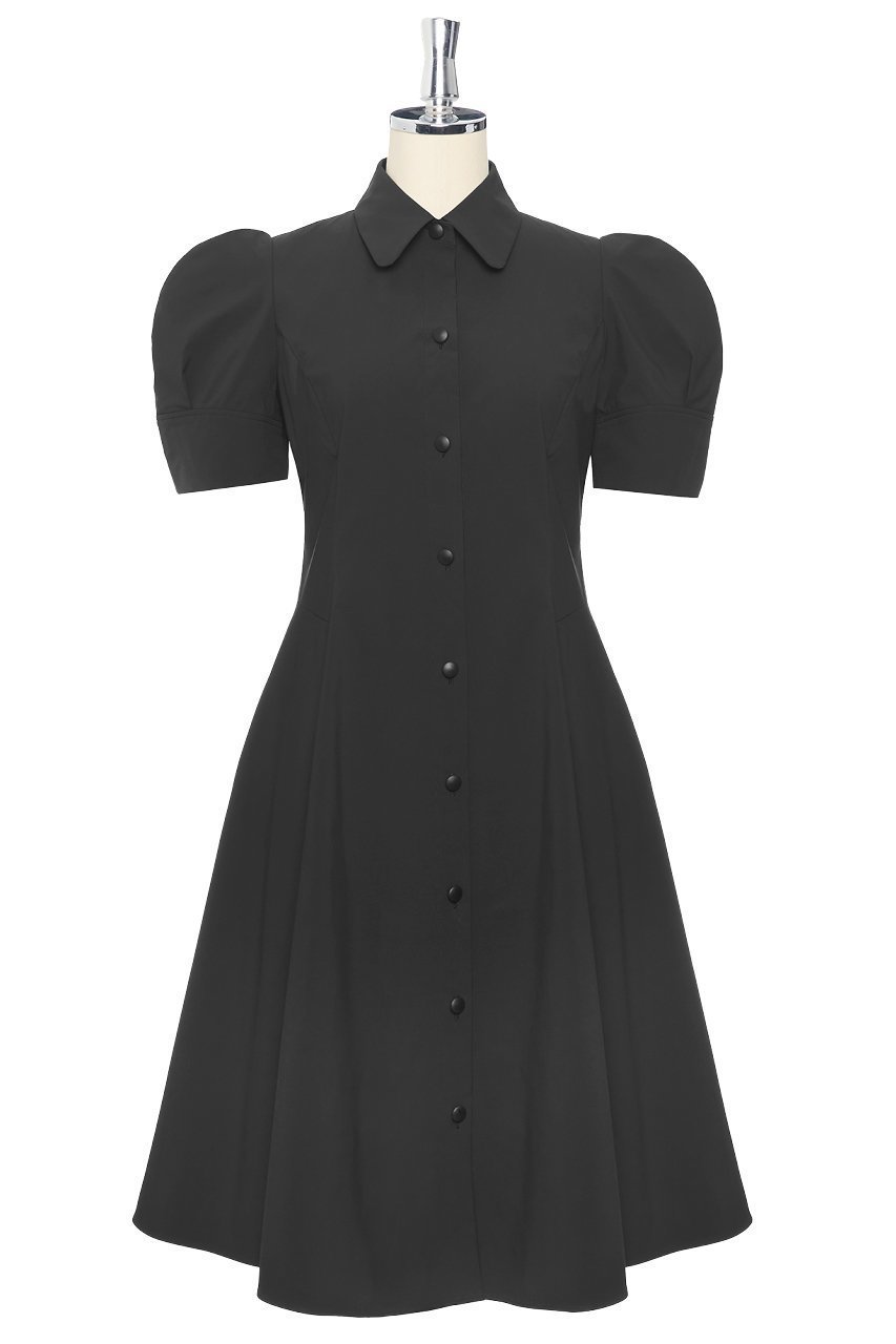 【デイジーリン/DAISY LIN】のDress “Daisy Puff Sleeve” インテリア・キッズ・メンズ・レディースファッション・服の通販 founy(ファニー) 　ファッション　Fashion　レディースファッション　Fashion for Women　ワンピース　Dresses　フォーマル・パーティードレス・結婚式用ドレス　Elegant & Casual Dresses　チュニック　Tunic Tops & Dresses　ウォッシャブル　Machine Washable　ストレッチ　Stretch, Stretchy Fabric　スマート　Smart, Elegant　スリーブ　Sleeve, Long Sleeve / Short Sleeve　チュニック　Tunic, Long Top　ドレス　Dress, One-Piece　バランス　Balance, Style Balance　フォルム　Silhouette, Form　フレア　Flare, Flared　夏　Summer　エレガント 上品　Elegant　新作・新入荷　New Arrivals / New In　ブラックブラック|ID: prp329100004657356 ipo3291000000033704774