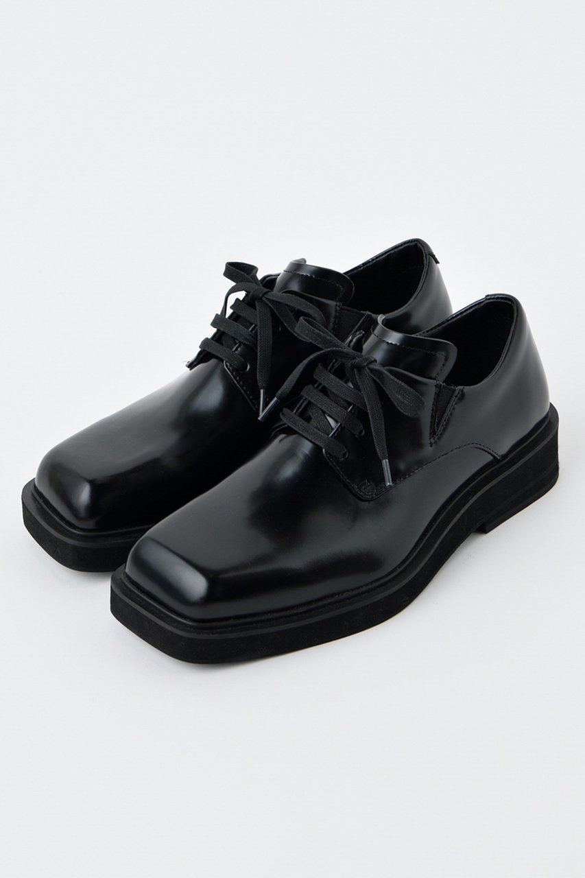 【エンフォルド/ENFOLD】の8HOLL SQUARE SHOES シューズ インテリア・キッズ・メンズ・レディースファッション・服の通販 founy(ファニー) ファッション Fashion レディースファッション Fashion for Women シューズ Shoes, Footwear ソックス Socks, Hosiery フラット Flat, Flat Shoes ブラック|ID: prp329100004657364 ipo3291000000033704811