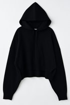 【エンフォルド/ENFOLD】のCROPPED HOODED PULLOVER プルオーバー ブラック|ID: prp329100004657366 ipo3291000000033704818