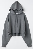 【エンフォルド/ENFOLD】のCROPPED HOODED PULLOVER プルオーバー トップグレー|ID: prp329100004657366 ipo3291000000033704820