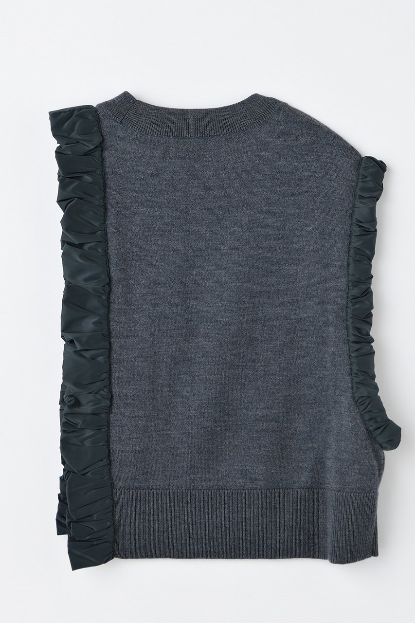 【エンフォルド/ENFOLD】の【9/3 12:00販売開始】ASYMMETRY MINI VEST ベスト 人気、トレンドファッション・服の通販 founy(ファニー) 　ファッション　Fashion　レディースファッション　Fashion for Women　アウター　Coat / Outerwear Collection　レディースジャケット・軽アウター　Jackets　コンパクト　Compact, Small Size　ジャケット　Jacket, Outerwear　タフタ　Taffeta, Structured Fabric　ベスト　Vest, Waistcoat　エレガント 上品　Elegant　新作・新入荷　New Arrivals / New In　other-2|ID: prp329100004657367 ipo3291000000033690503