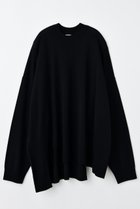 【エンフォルド/ENFOLD】のU SLIT BOX PULLOVER プルオーバー ブラック|ID: prp329100004657368 ipo3291000000033704827