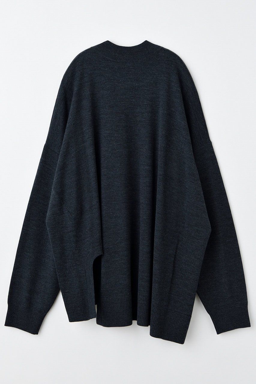 【エンフォルド/ENFOLD】のU SLIT BOX PULLOVER プルオーバー 人気、トレンドファッション・服の通販 founy(ファニー) 　ファッション　Fashion　レディースファッション　Fashion for Women　トップス・カットソー　Cut & Sew Tops　シャツ・ブラウス・オフィスカジュアル　Elegant Blouses & Button-Ups　ロングTシャツ・Tシャツ　Longline T-Shirts & Tees　カジュアルプルオーバー・ニットトップス　Pullovers & Knit Tops / Casual Pullovers　カットソー・ベーシックTシャツ　Cut-and-Sewn Tops / Stretch Tees & Basics　なめらか　Smooth, Silky Texture　スリット　Slit, Slit Detail　スリーブ　Sleeve, Long Sleeve / Short Sleeve　ハイネック　High Neck, Mock Neck　ボックス　Boxy, Box Shape　ロング　Long, Long-Length　新作・新入荷　New Arrivals / New In　other-2|ID: prp329100004657368 ipo3291000000033704830