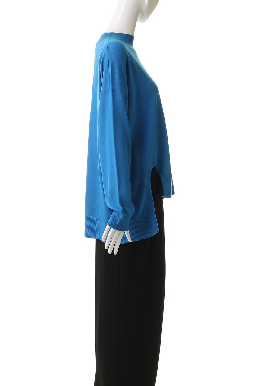 【エンフォルド/ENFOLD】のU SLIT BOX PULLOVER プルオーバー 人気、トレンドファッション・服の通販 founy(ファニー) 　ファッション　Fashion　レディースファッション　Fashion for Women　トップス・カットソー　Cut & Sew Tops　シャツ・ブラウス・オフィスカジュアル　Elegant Blouses & Button-Ups　ロングTシャツ・Tシャツ　Longline T-Shirts & Tees　カジュアルプルオーバー・ニットトップス　Pullovers & Knit Tops / Casual Pullovers　カットソー・ベーシックTシャツ　Cut-and-Sewn Tops / Stretch Tees & Basics　なめらか　Smooth, Silky Texture　スリット　Slit, Slit Detail　スリーブ　Sleeve, Long Sleeve / Short Sleeve　ハイネック　High Neck, Mock Neck　ボックス　Boxy, Box Shape　ロング　Long, Long-Length　other-3|ID: prp329100004657368 ipo3291000000035829486