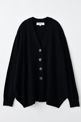 【エンフォルド/ENFOLD】のFLARE SILHOUETTE CARDIGAN カーディガン 人気、トレンドファッション・服の通販 founy(ファニー) ファッション Fashion レディースファッション Fashion for Women トップス・カットソー Cut & Sew Tops ニット Knit Tops & Sweaters カーディガン・羽織り Layered Style Cardigans なめらか Smooth, Silky Texture カーディガン Cardigan, Knitwear シンプル Simple, Minimal バランス Balance, Style Balance フレア Flare, Flared 新作・新入荷 New Arrivals / New In |ID:prp329100004657369