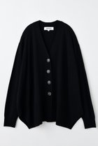 【エンフォルド/ENFOLD】のFLARE SILHOUETTE CARDIGAN カーディガン ブラック|ID: prp329100004657369 ipo3291000000033704832