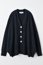 【エンフォルド/ENFOLD】のFLARE SILHOUETTE CARDIGAN カーディガン チャコールグレー|ID: prp329100004657369 ipo3291000000033704834