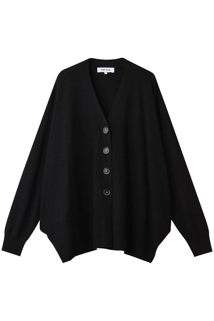 【エンフォルド/ENFOLD】のFLARE SILHOUETTE CARDIGAN カーディガン インテリア・キッズ・メンズ・レディースファッション・服の通販 founy(ファウニー) https://founy.com/ ファッション Fashion レディースファッション Fashion for Women トップス・カットソー Cut & Sew Tops ニット Knit Tops & Sweaters カーディガン・羽織り Layered Style Cardigans なめらか Smooth, Silky Texture カーディガン Cardigan, Knitwear シンプル Simple, Minimal バランス Balance, Style Balance フレア Flare, Flared |ID: prp329100004657369 ipo3291000000036565254
