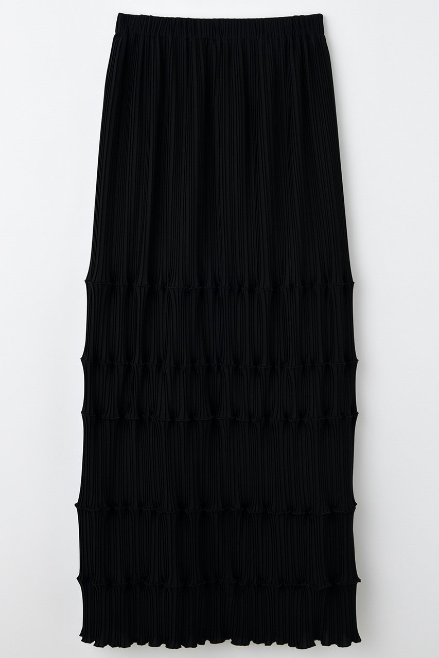 【エンフォルド/ENFOLD】のTIERED PLEATS SKIRT スカート 人気、トレンドファッション・服の通販 founy(ファニー) 　ファッション　Fashion　レディースファッション　Fashion for Women　スカート　Skirts　ロングスカート　Long Skirts / Maxi & Midi Skirts　シンプル　Simple, Minimal　ジョーゼット　Georgette, Semi-Sheer Fabric　ストレッチ　Stretch, Stretchy Fabric　ストレート　Straight, Straight Cut　ティアードスカート　Tiered Skirt, Flounced Skirt　ドレープ　Drape, Draping Fabric　パウダー　Powder, Soft Tone　プリーツ　Pleats, Pleated　ランダム　Random, Irregular　ロング　Long, Long-Length　エレガント 上品　Elegant　切替　Switching, Contrast Panel　other-2|ID: prp329100004657370 ipo3291000000033704838