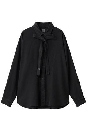 【バウト/BOWTE】 FINE COUNT COTTON PIECE DYE BOWTIE SHIRT/シャツ人気、トレンドファッション・服の通販 founy(ファニー) ファッション Fashion レディースファッション Fashion for Women トップス・カットソー Cut & Sew Tops シャツ・ブラウス・オフィスカジュアル Elegant Blouses & Button-Ups 2025年 2025 2025-2026秋冬・A/W Autumn/Winter 2025–26 AW25–26 エレガント 上品 Elegant スリーブ Sleeve, Long Sleeve / Short Sleeve ロング Long, Long-Length 秋 Autumn A/W・秋冬 Autumn/Winter |ID:prp329100004657372