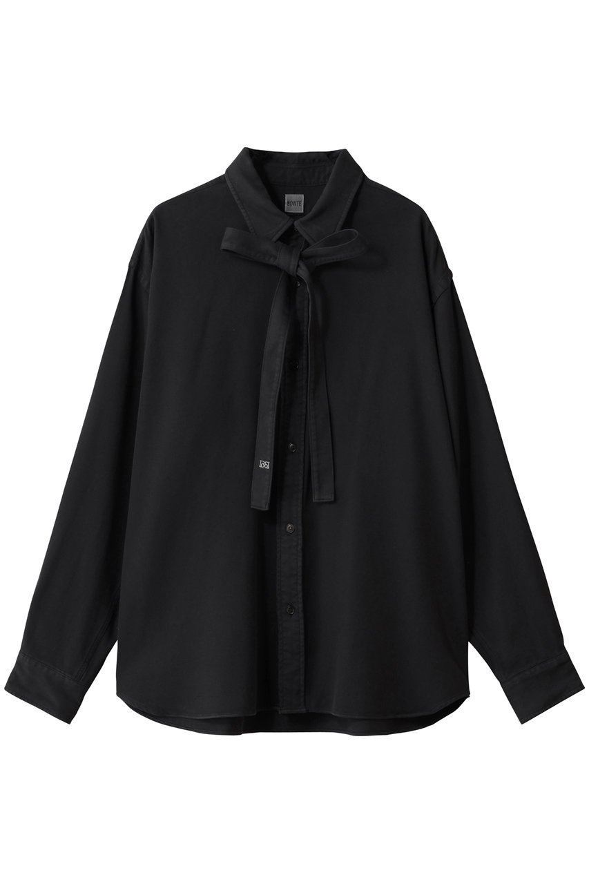 【バウト/BOWTE】のFINE COUNT COTTON PIECE DYE BOWTIE SHIRT/シャツ 人気、トレンドファッション・服の通販 founy(ファニー) 　ファッション　Fashion　レディースファッション　Fashion for Women　トップス・カットソー　Cut & Sew Tops　シャツ・ブラウス・オフィスカジュアル　Elegant Blouses & Button-Ups　2025年　2025　2025-2026秋冬・A/W　Autumn/Winter 2025–26 AW25–26　エレガント 上品　Elegant　スリーブ　Sleeve, Long Sleeve / Short Sleeve　ロング　Long, Long-Length　秋　Autumn　A/W・秋冬　Autumn/Winter　 other-1|ID: prp329100004657372 ipo3291000000033704843