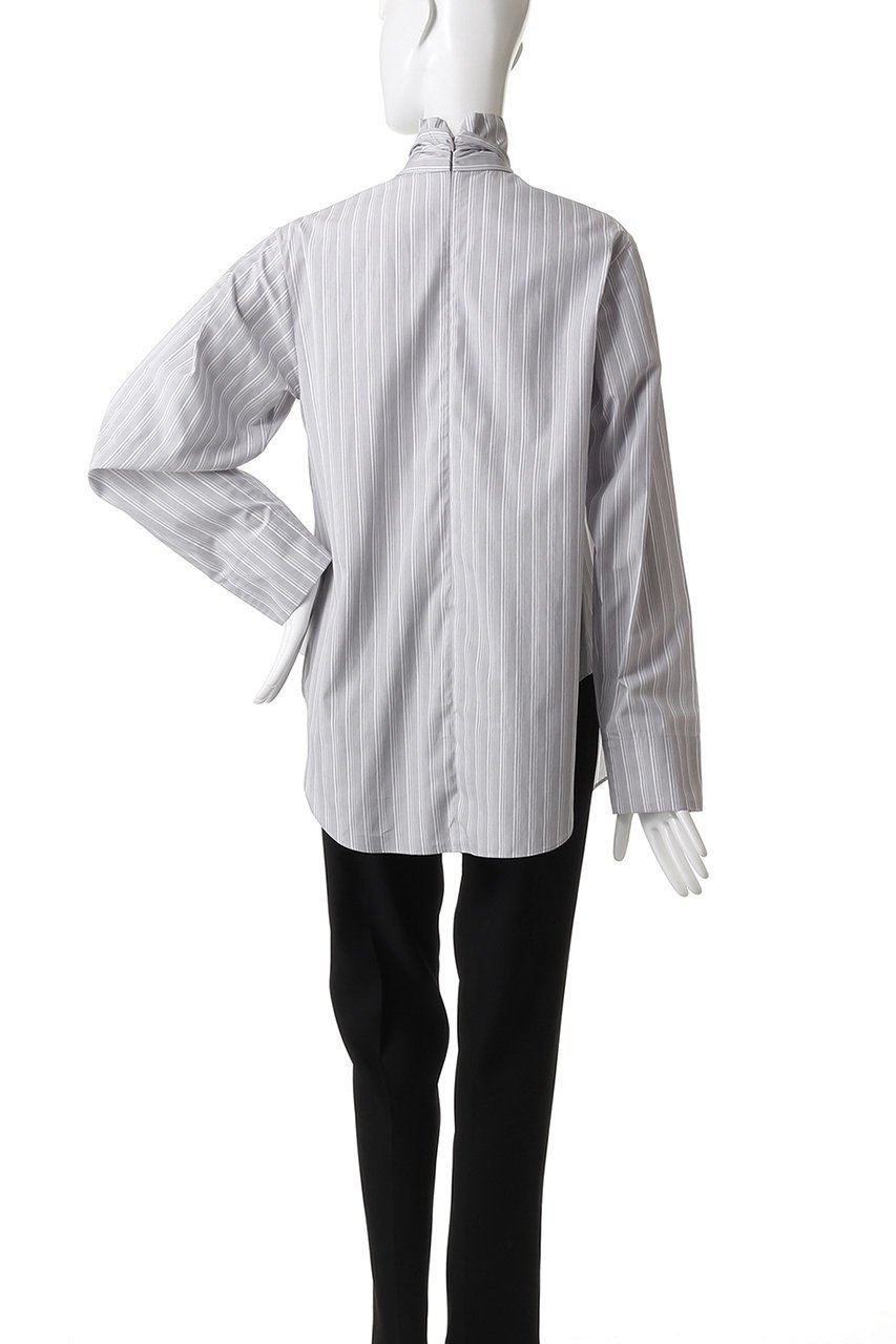 【バウト/BOWTE】のCOTTON BROAD KNOT LIKE BLOUSE/ブラウス 人気、トレンドファッション・服の通販 founy(ファニー) 　ファッション　Fashion　レディースファッション　Fashion for Women　トップス・カットソー　Cut & Sew Tops　シャツ・ブラウス・オフィスカジュアル　Elegant Blouses & Button-Ups　2025年　2025　2025-2026秋冬・A/W　Autumn/Winter 2025–26 AW25–26　アシンメトリー　Asymmetrical Style　イレギュラー　Irregular Design　ジャケット　Jacket, Outerwear　スリーブ　Sleeve, Long Sleeve / Short Sleeve　ブロード　Broadcloth, Fine Cotton　ロング　Long, Long-Length　A/W・秋冬　Autumn/Winter　other-4|ID: prp329100004657373 ipo3291000000033704857
