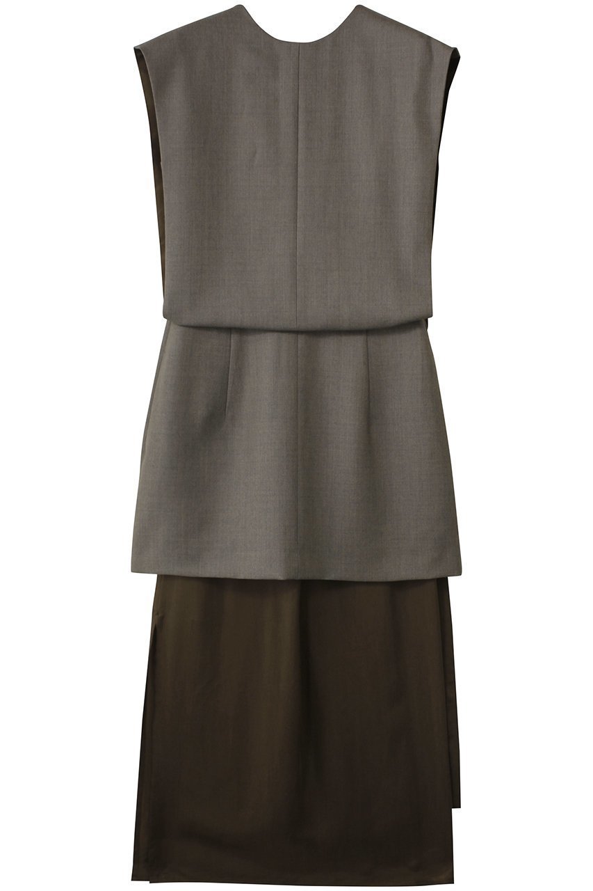【バウト/BOWTE】のBLUEFACED WORSTED DRESS WITH LONG TRAIN/ドレス インテリア・キッズ・メンズ・レディースファッション・服の通販 founy(ファニー) 　ファッション　Fashion　レディースファッション　Fashion for Women　ワンピース　Dresses　フォーマル・パーティードレス・結婚式用ドレス　Elegant & Casual Dresses　チュニック　Tunic Tops & Dresses　2025年　2025　2025-2026秋冬・A/W　Autumn/Winter 2025–26 AW25–26　エレガント 上品　Elegant　チュニック　Tunic, Long Top　ドレス　Dress, One-Piece　ペチコート　Petticoat, Underskirt　ロング　Long, Long-Length　A/W・秋冬　Autumn/Winter　ダークオーツ|ID: prp329100004657375 ipo3291000000033704868