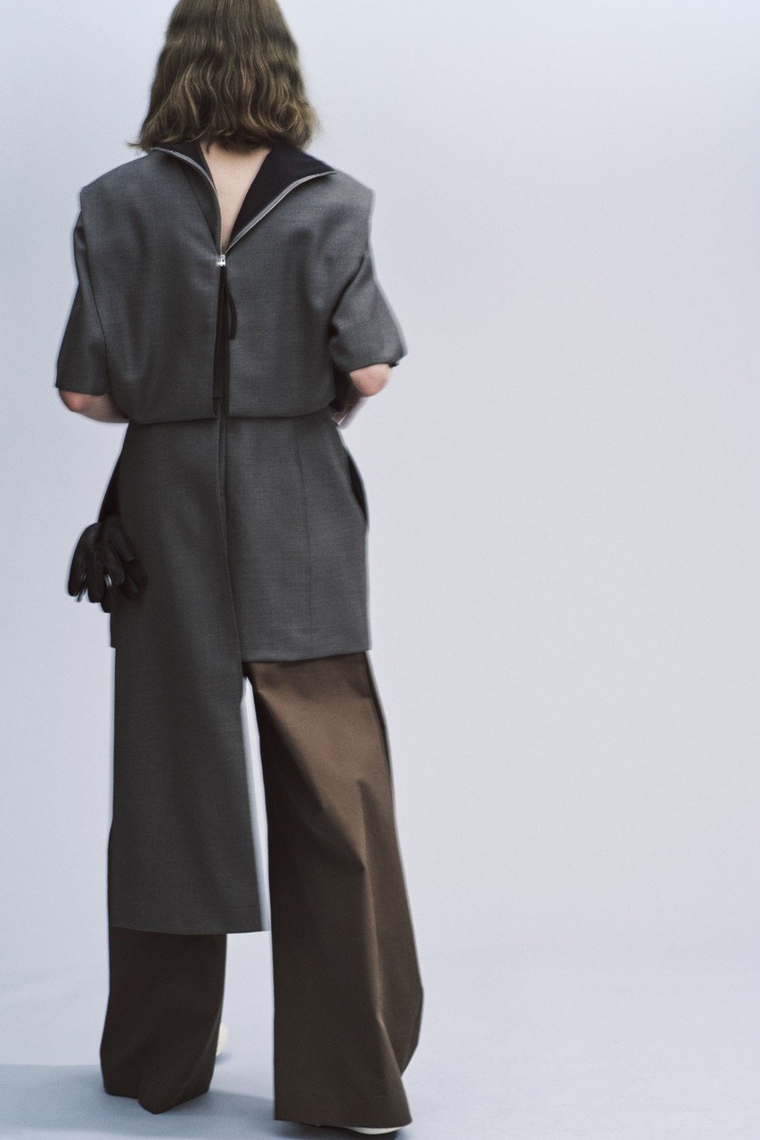 【バウト/BOWTE】のBLUEFACED WORSTED DRESS TROUSERS/トラウザーズ 人気、トレンドファッション・服の通販 founy(ファニー) 　ファッション　Fashion　レディースファッション　Fashion for Women　パンツ　Pants & Trousers　おすすめ　Recommended / Our Picks　ジャケット　Jacket, Outerwear　セットアップ　Set-Up, Coordinated Outfit　センター　Center, Center Line　ワイド　Wide, Wide Fit　other-6|ID: prp329100004657376 ipo3291000000035742328