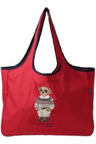 【ポロラルフローレン/POLO RALPH LAUREN】のポケッタブルレインバッグシーズナルベアプリント 人気、トレンドファッション・服の通販 founy(ファニー) ファッション Fashion レディースファッション Fashion for Women バッグ Bags コンパクト Compact, Small Size 軽量 Lightweight, Ultra Light thumbnail レッド|ID: prp329100004657379 ipo3291000000035379197