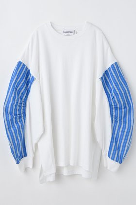 【ナゴンスタンス/nagonstans】 【9/3 12:00販売開始】curve long-sleeves ロングスリーブ人気、トレンドファッション・服の通販 founy(ファニー) ファッション Fashion レディースファッション Fashion for Women トップス・カットソー Cut & Sew Tops シャツ・ブラウス・オフィスカジュアル Elegant Blouses & Button-Ups ロングTシャツ・Tシャツ Longline T-Shirts & Tees カットソー・ベーシックTシャツ Cut-and-Sewn Tops / Stretch Tees & Basics カットソー Cut and Sewn Top ギャザー Gathered, Ruffled スリーブ Sleeve, Long Sleeve / Short Sleeve ロング Long, Long-Length 新作・新入荷 New Arrivals / New In |ID:prp329100004657382