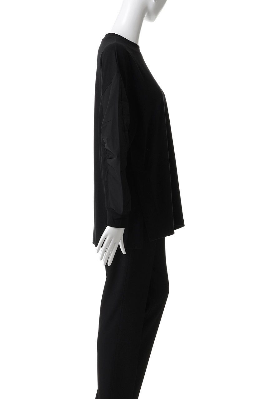 【ナゴンスタンス/nagonstans】のcurve long-sleeves ロングスリーブ 人気、トレンドファッション・服の通販 founy(ファニー) ファッション Fashion レディースファッション Fashion for Women トップス・カットソー Cut & Sew Tops シャツ・ブラウス・オフィスカジュアル Elegant Blouses & Button-Ups ロングTシャツ・Tシャツ Longline T-Shirts & Tees カットソー・ベーシックTシャツ Cut-and-Sewn Tops / Stretch Tees & Basics カットソー Cut and Sewn Top ギャザー Gathered, Ruffled スリーブ Sleeve, Long Sleeve / Short Sleeve ロング Long, Long-Length other-3|ID: prp329100004657382 ipo3291000000033918025