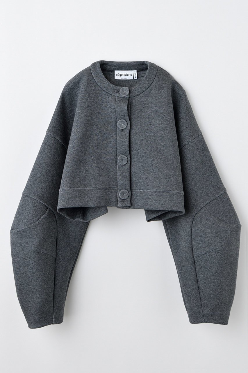 【ナゴンスタンス/nagonstans】のcropped wide cardigan カーディガン インテリア・キッズ・メンズ・レディースファッション・服の通販 founy(ファニー) 　ファッション　Fashion　レディースファッション　Fashion for Women　トップス・カットソー　Cut & Sew Tops　ニット　Knit Tops & Sweaters　カーディガン・羽織り　Layered Style Cardigans　カーディガン　Cardigan, Knitwear　クロップド　Cropped, Short Length　スリーブ　Sleeve, Long Sleeve / Short Sleeve　バランス　Balance, Style Balance　Stone|ID: prp329100004657383 ipo3291000000033704927